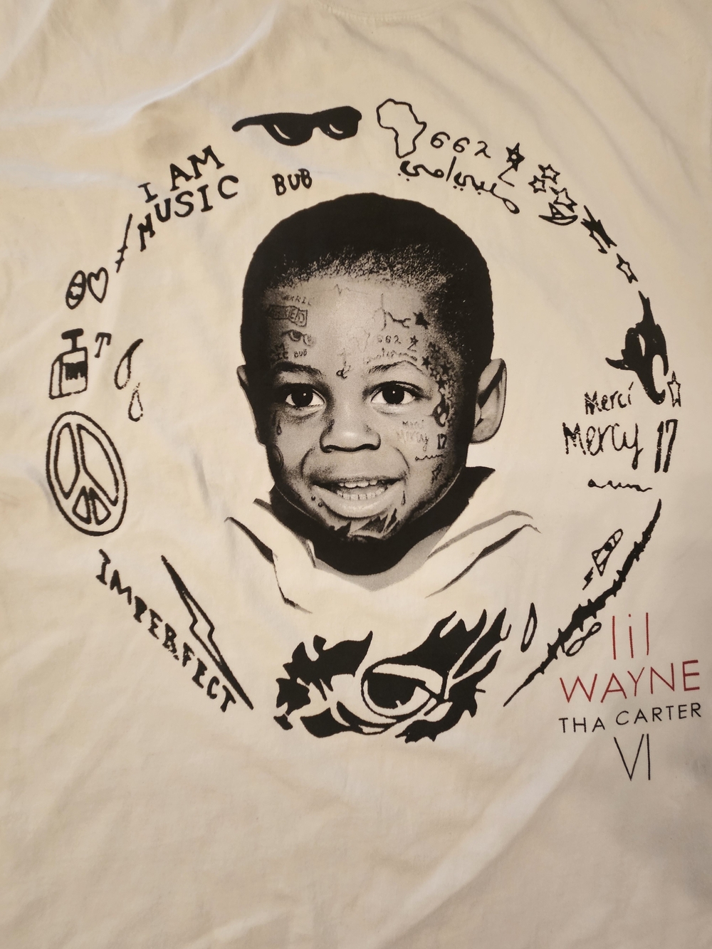 Lil Wayne Tha Carter VI T-Shirt Sz L Cotton Tee New